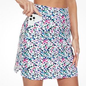 NWOT Women’s Moteepi Colorful Floral Polyester & Spandex Athlete Skort Size M